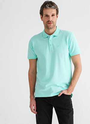 Fabrika Comfort Düz Mint Erkek Polo T-Shirt CM NOBRO K CEPSIZ