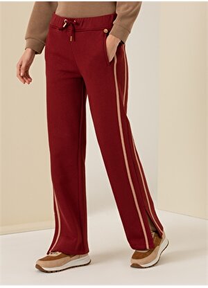 Pierre Cardin Yüksek Bel Flare Kırmızı Kadın Pantolon DAFI