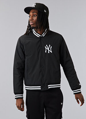 New Era Siyah Erkek Mont 60284785MLB TEAM BOMBER JKT NEYYAN