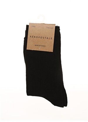 Aeropostale Siyah Kadın Soket Çorap MHLSOKET01