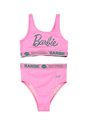 Barbie Pembe Kız Çocuk Bikini Takım 23BB-08   
