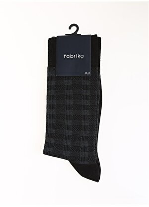 Fabrika Siyah Erkek Soket Çorap FAB-NS-04