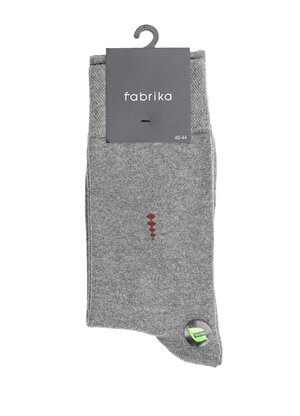 Fabrika Gri Melanj Erkek Soket Çorap FAB-NS-03