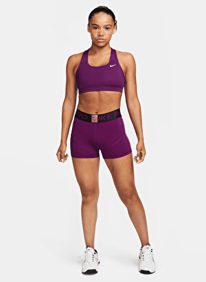 Nike Mor Sporcu Sütyeni BV3630-503 W NK DF SWSH NONPDED BRA