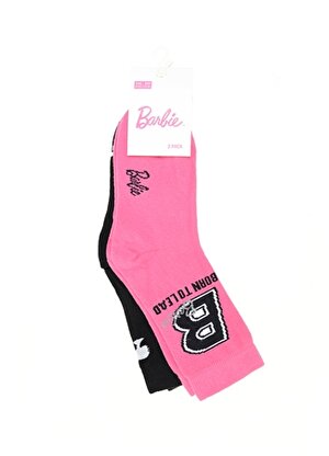 Barbie Çok Renkli Kız Çocuk Soket Çorap BARBİE-SCK-1 