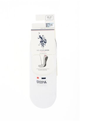 U.S. Polo Assn. Erkek Beyaz Çorap A081SZ013.P03.EARL   