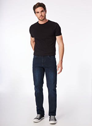 Fabrika Lacivert Erkek Normal Slim Fit Denim Pantolon AKA 2