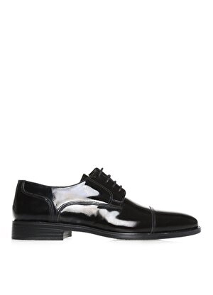 Fabrika Deri Siyah Erkek Klasik Ayakkabı LUIS