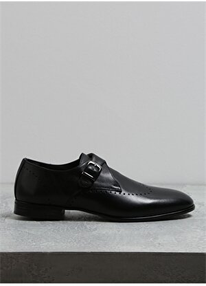 Fabrika Deri Siyah Erkek Klasik Ayakkabı IYON