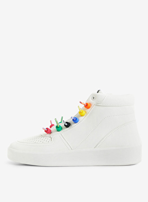 Desigual Beyaz Kadın Sneaker 22WSKP03  