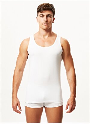 Dosx Beyaz Erkek İç Giyim Atlet EY36135