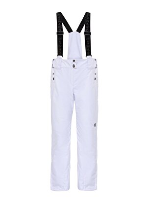 Oxnard Beyaz Kadın Uzun Düz Kayak Pantolonu