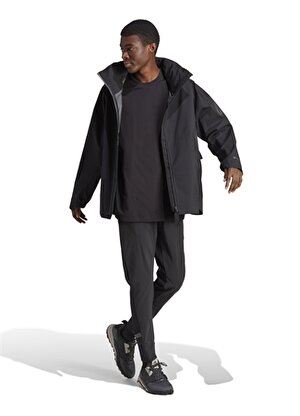 adidas Normal Siyah Erkek Ceket HT8770 MYSHELTER R.R J