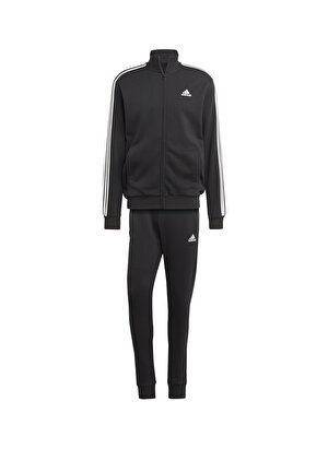 adidas Düz Siyah Erkek Sweat Takım IC6766 M 3S FT TT TS