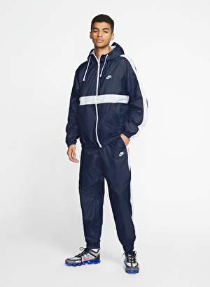 Nike Lacivert Erkek Zip Ceket BV3025-411 M NK CLUB WVN HD TRK SUI  