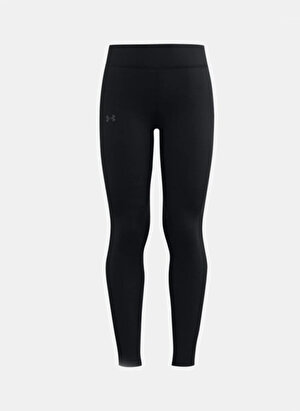 Under Armour Siyah Kız Çocuk Dar Paça Dar Düz Tayt 1366119-001 Motion Legging  