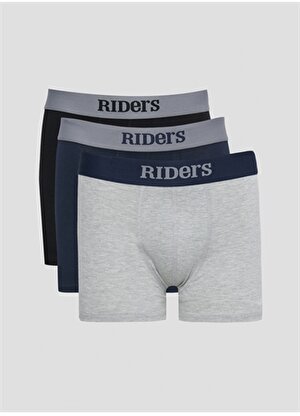 Riders By Lee Regular Fit Çok Renkli Erkek 3'lü Boxer L0039858-900 