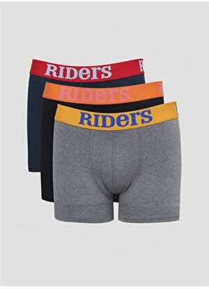 Riders By Lee Regular Fit Çok Renkli Erkek 3'lü Boxer L0039860-900 