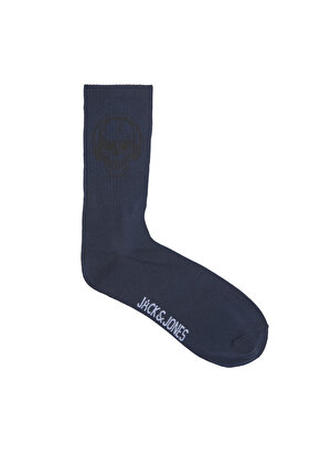 Jack & Jones Beyaz Erkek Çorap 12224920_JACSKULL SOCKS 5 PACK