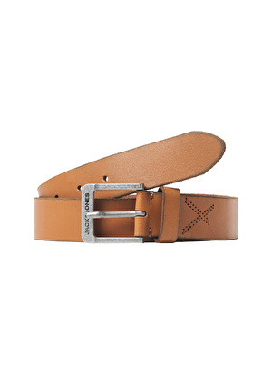 Jack & Jones Kahve Erkek Kemer 12228996_JACROCK LEATHER BELT NOOS