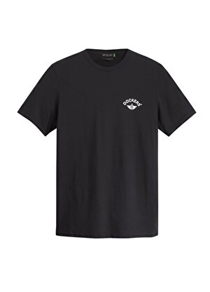 Dockers Bisiklet Yaka Siyah Erkek T-Shirt A1103-0168