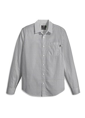 Dockers Slim Fit Gömlek Yaka Gümüş Erkek Gömlek A4253-0011