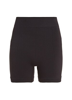 Calvin Klein Siyah Kadın Tayt 00GWS3L701 WO - Seamless Knit Short