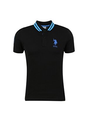 U.S. Polo Assn. Siyah Erkek Polo T-Shirt GSD01IY023