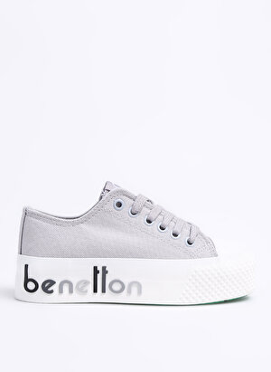 Benetton Gri Kadın Sneaker BN-30936 