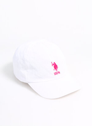 U.S. Polo Assn. Beyaz Kız Çocuk Şapka EDROGIRL-IY23