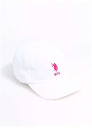 U.S. Polo Assn. Beyaz Kız Çocuk Şapka EDROGIRL-IY23