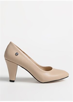 Pierre Cardin Bej Kadın Topuklu Ayakkabı PC-52228 