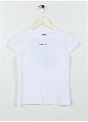 U.S. Polo Assn. Baskılı Beyaz Erkek Çocuk T-Shirt BANCAYKIDS