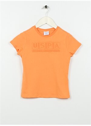 U.S. Polo Assn. Düz Turuncu Erkek Çocuk T-Shirt MEKSIKAKIDS