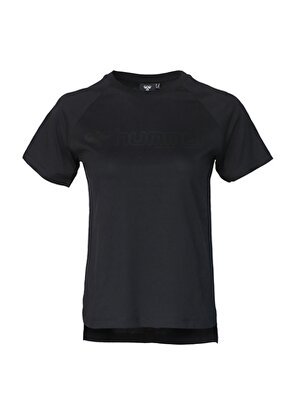 Hummel V Yaka Düz Siyah Kadın T-Shirt 911559-2001 hmlT-NONI 2.0 T-SHIRT