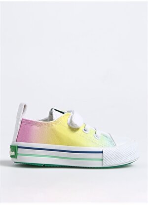 Benetton Sarı Kız Çocuk Sneaker BN-30659     