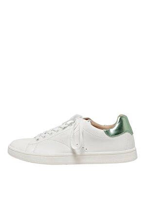 Only Beyaz - Yeşil Kadın Sneaker 15288082 