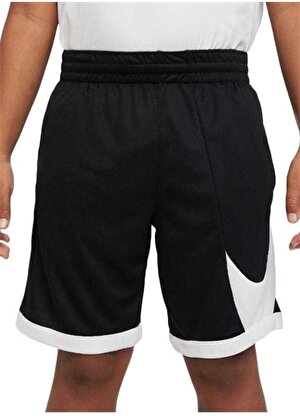 Nike Çocuk Siyah - Gri - Gümüş Şort DM8186-010 B NK DF HBR BASKETBALL S   