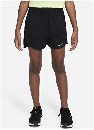 Nike Çocuk Siyah - Gri - Gümüş Şort DX4965-010 G NK DF BREEZY HR SHORT   