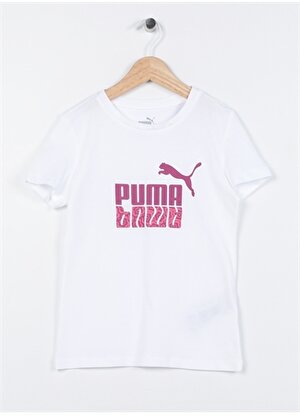 Puma Düz Beyaz Kız Çocuk T-Shirt 68021303 Girl s TEE