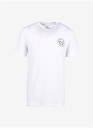 Puma Beyaz Erkek Yuvarlak Yaka T-Shirt 67995501 Men s TEE 