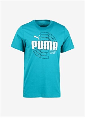 Puma Mavi Erkek Yuvarlak Yaka T-Shirt 67995903 Men s TEE 