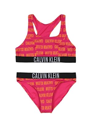 Calvin Klein Pembe Kız Çocuk Bikini Takım KY0KY000350JZ