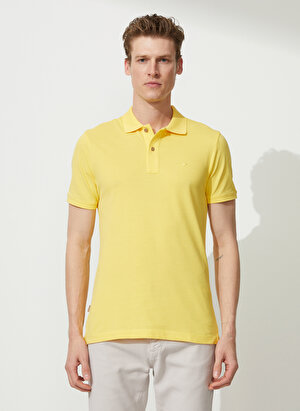 Pierre Cardin Düz Açık Sarı Erkek Polo T-Shirt EARTH