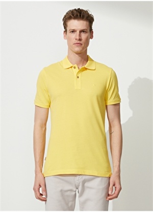 Pierre Cardin Düz Açık Sarı Erkek Polo T-Shirt EARTH