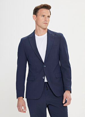 Altınyıldız Classics Normal Bel Slim Fit Lacivert Erkek Takım Elbise 4A3023200006