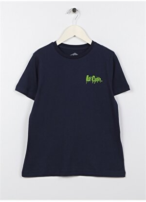 Lee Cooper Baskılı İndigo Erkek Çocuk T-Shirt 232 LCB 242004 ARES INDIGO
