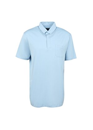 Privé Polo Yaka Açık Mavi Erkek T-Shirt 4BX482320009