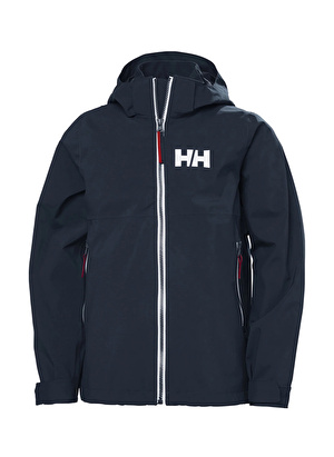 Helly Hansen Lacivert Erkek Çocuk Uzun Kollu Yağmurluk NAVY JR RIGGING RAIN JACKET    