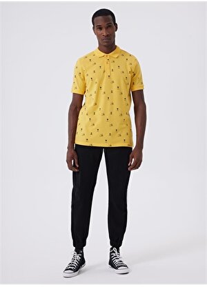 Lee Cooper Polo Yaka Sarı Erkek T-Shirt 232 LCM 242010 PALM SARI